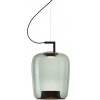 Стеклянный подвесной светильник 8871 8871P/A L black/light green DeLight Collection