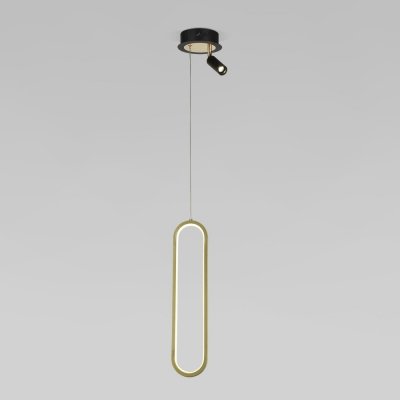 Подвесной светильник Spire 90269/1 черный/золото Eurosvet