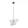 Стеклянный подвесной светильник Amoris FR5128PL-L10BS прозрачный форма шар Freya