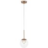 Стеклянный подвесной светильник Basic form MOD521PL-01G1 форма шар белый Maytoni