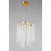 Хрустальная подвесная люстра Paulina APL.848.03.04 прозрачная Aployt