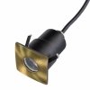 Стеклянный встраиваемый светильник уличный Ipogeo ip384321 коричневый Lightstar