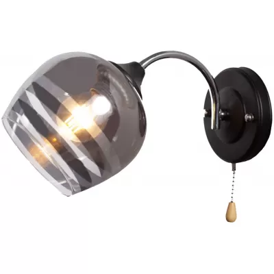 Бра  MD.0889-1-W BK+CH Imex