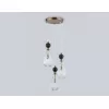 Стеклянный подвесной светильник Ceramo Modern LH53290 конус прозрачный Ambrella