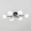 Стеклянная потолочная люстра Флорида CL148165 белая Citilux