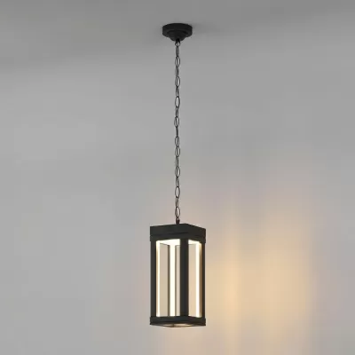 Уличный светильник подвесной Frame 1528 TECHNO LED черный Elektrostandard