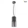 Стеклянный подвесной светильник Lisenne 155714 черный SLV