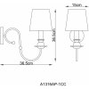 Бра Molly A1316AP-1CC конус белое Artelamp