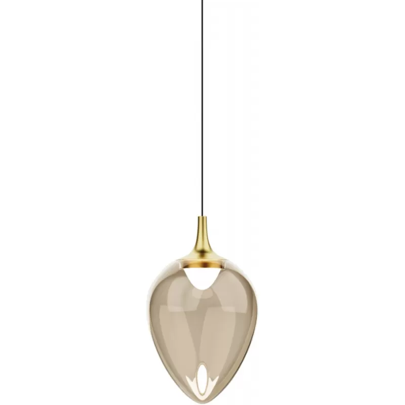 Стеклянный подвесной светильник MD24001012 MD24001012-1A brass/champagne DeLight Collection Стеклянный подвесной светильник MD24001012 MD24001012-1A brass/champagne DeLight Collection