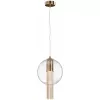 Стеклянный подвесной светильник Flusso P095PL-01BZ прозрачный Maytoni
