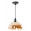 Стеклянный подвесной светильник Mona 765/1 цвет янтарь Lampex