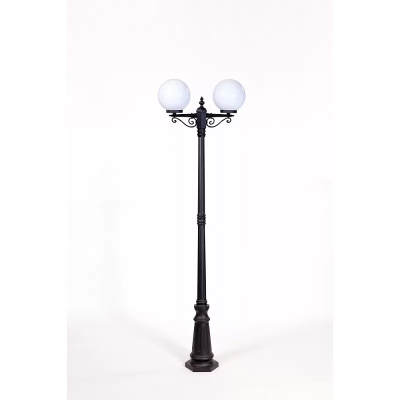 Наземный фонарь GLOBO S 88209SA Bl форма шар белый Oasis Light Наземный фонарь GLOBO S 88209SA Bl форма шар белый Oasis Light
