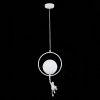 Стеклянный подвесной светильник Tenato SLE115113-01 форма шар белый Evoluce