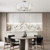 Хрустальная потолочная люстра Sorrento-2409 372409/8/100/570 CR цилиндр прозрачная
