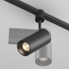 Трековый светильник Focus Led TR163-1-15W3K-M-B цилиндр черный Maytoni