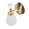 Стеклянное бра Aurica 8046/1W конус прозрачное Lumion