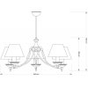 Потолочная люстра San Marino Lampshade SAN-ZW-5(Z/A)CR конус Kutek