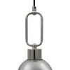 Стеклянный подвесной светильник Difuso FR5178PL-01N серый цилиндр Freya