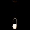 Стеклянный подвесной светильник Glob LOFT2595-A форма шар белый Loft It