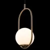 Стеклянный подвесной светильник Glob LOFT2595-A форма шар белый Loft It