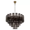Стеклянная подвесная люстра Murano 10580/800 Smoke Loft It Стеклянная подвесная люстра Murano 10580/800 Smoke Loft It