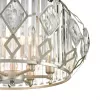 Стеклянная подвесная люстра Buzzati 983 VL2181P06 прозрачная Vele Luce