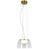 Стеклянный подвесной светильник Dearborn LSP-7061 прозрачный Lussole