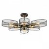 Потолочная люстра Vivana 8153/6C черная Lumion