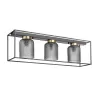 Стеклянная потолочная люстра Morrison VL5472L03 цилиндр черная Vele Luce