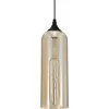 Стеклянный подвесной светильник Yumbilla 2110/1S Amber цилиндр цвет янтарь Escada