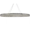 Хрустальный подвесной светильник 8550 8550/160 C oval chrome прозрачный Newport