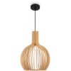 Подвесной светильник Roots MOD194PL-01W форма шар бежевый Maytoni