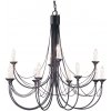 Подвесная люстра Carisbrooke CB12-BLACK Elstead