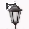 Стеклянный настенный фонарь уличный  79826 Bl белый Oasis Light