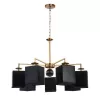 Подвесная люстра Diva 2822-7P черная куб Favourite