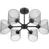 Потолочная люстра Tidina 8238/6C черная Lumion Потолочная люстра Tidina 8238/6C черная Lumion