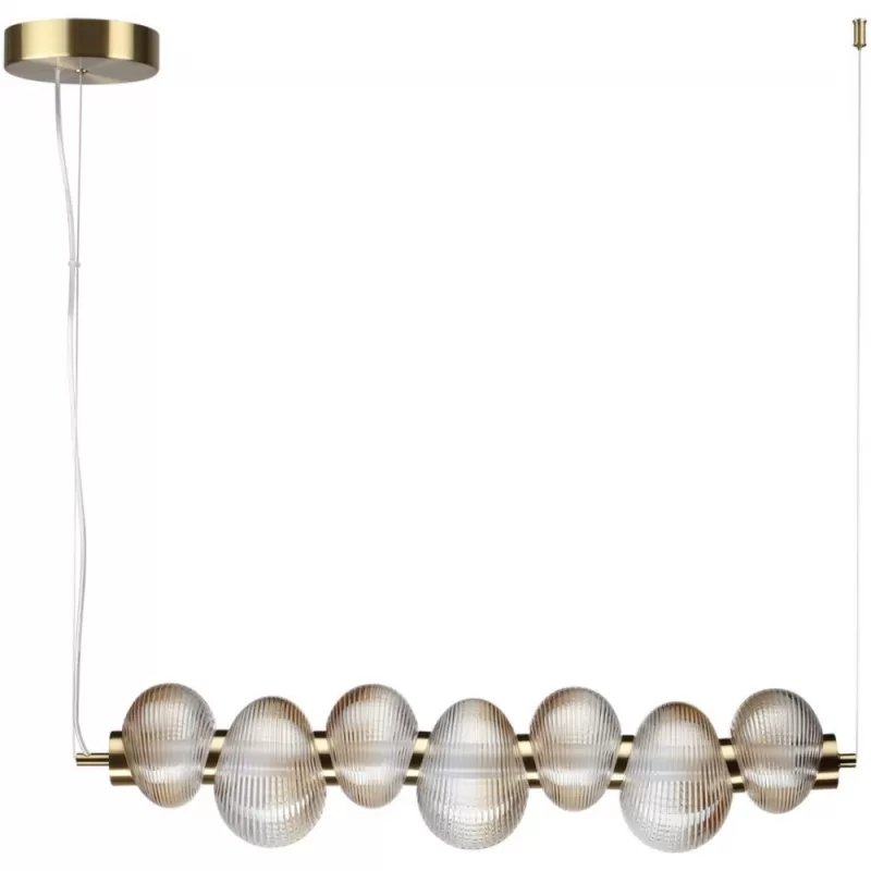 Стеклянный подвесной светильник Bruco 5095/24L прозрачный Odeon Light Стеклянный подвесной светильник Bruco 5095/24L прозрачный Odeon Light