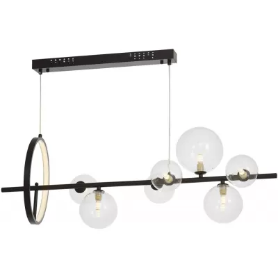 Подвесной светильник Merido LDP 7033-7 BK+CL Lumina Deco польша