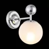Стеклянное бра Pechio SLE106101-01 форма шар белое Evoluce