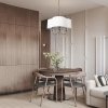 Подвесная люстра Silence 10303P Copper black белая Loft It
