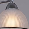 Стеклянное бра  IL0624-1WSQ-25 CR AREZZO белое