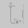 Ввод питания боковой Accessories for tracks Flarity TRA154C-SB1-PT Maytoni
