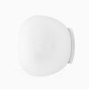 Стеклянный настенно-потолочный светильник Lumi F07G0501 белый форма шар Fabbian