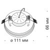 Точечный светильник Plastic DL296-6-6W-W белый Maytoni