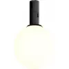 Стеклянный трековый светильник Luna TR208-1-5W3K-B белый форма шар Maytoni