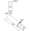 Трековый светильник Hubble DL20232M5W1 Black черный цилиндр