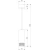 Подвесной светильник Nubis 50122/1 черный цилиндр Elektrostandard