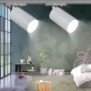Трековый светильник  TR39-GU10 WH белый цилиндр ЭРА
