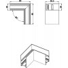 Соединитель L-образный SPACE-Track system L corner CB M