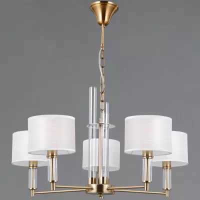 Подвесная люстра  IL0755-5PSQ-25 BRASS GENOA